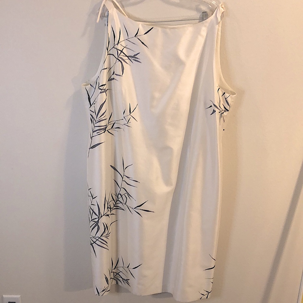 VINTAGE 90’s 100% Silk Sheath Dress Size 22 Elisabeth Liz Claiborne